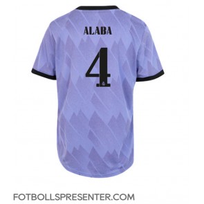 Real Madrid David Alaba #4 Borta Matchtröja Dam 2022-23 Kortärmad